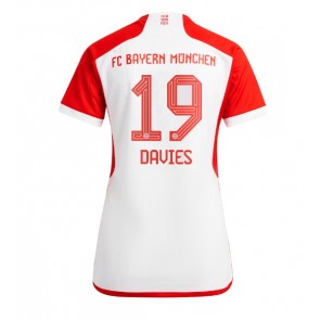 Bayern Munich Alphonso Davies #19 Replika Hjemmebanetrøje Dame 2023-24 Kortærmet
